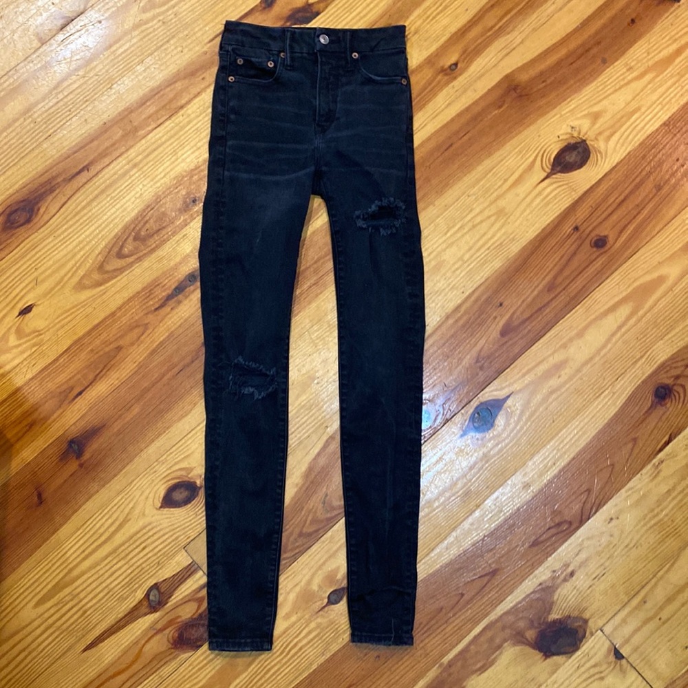 American Eagle 00 long black jeans